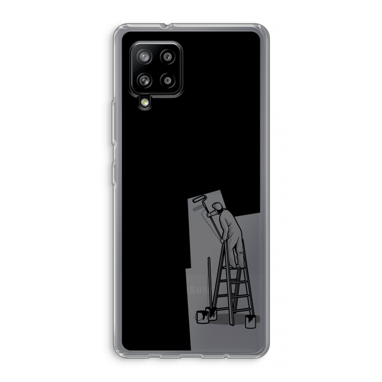 Musketon Painter: Samsung Galaxy A42 5G Transparant Hoesje