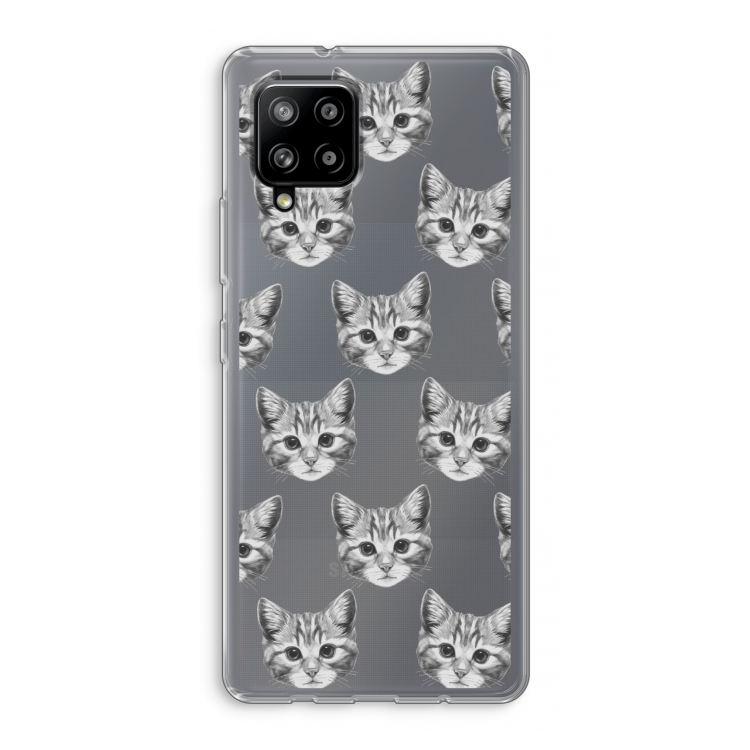 Kitten: Samsung Galaxy A42 5G Transparant Hoesje