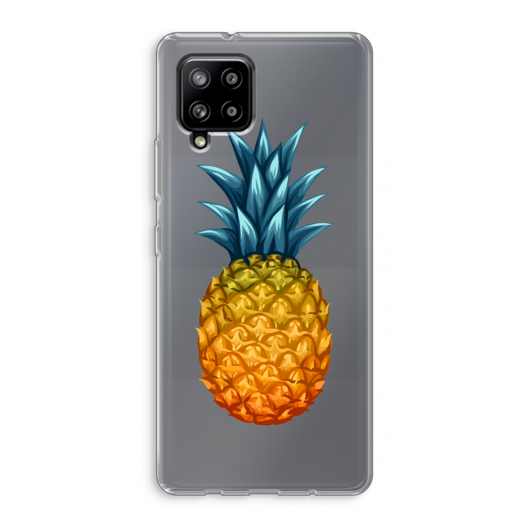 Grote ananas: Samsung Galaxy A42 5G Transparant Hoesje