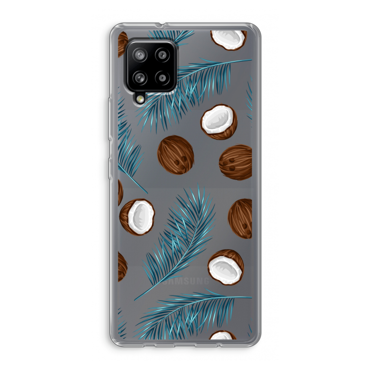 Kokosnoot roze: Samsung Galaxy A42 5G Transparant Hoesje