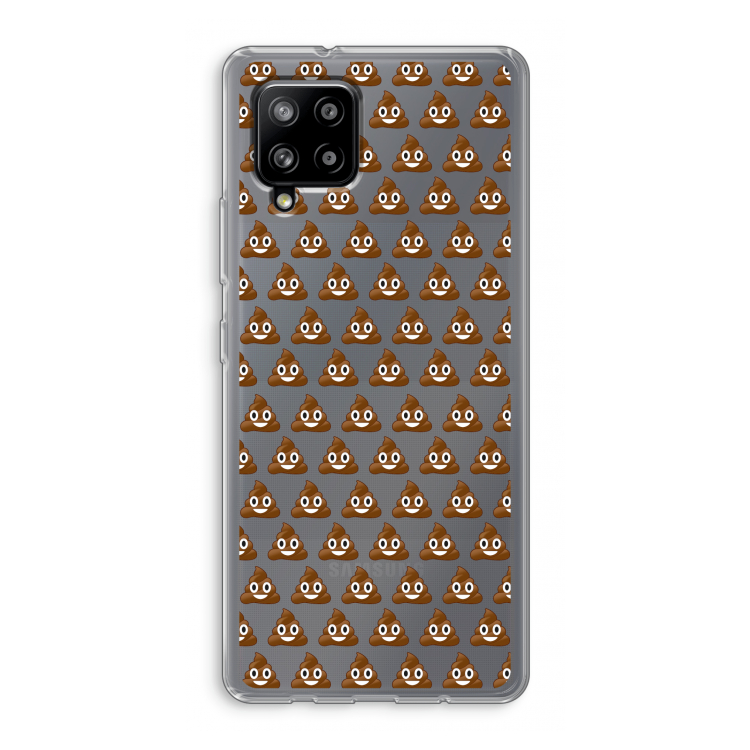 Poop emoji: Samsung Galaxy A42 5G Transparant Hoesje