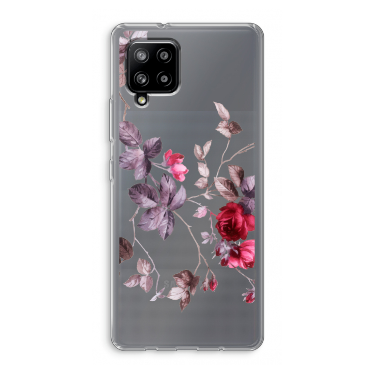 Mooie bloemen: Samsung Galaxy A42 5G Transparant Hoesje