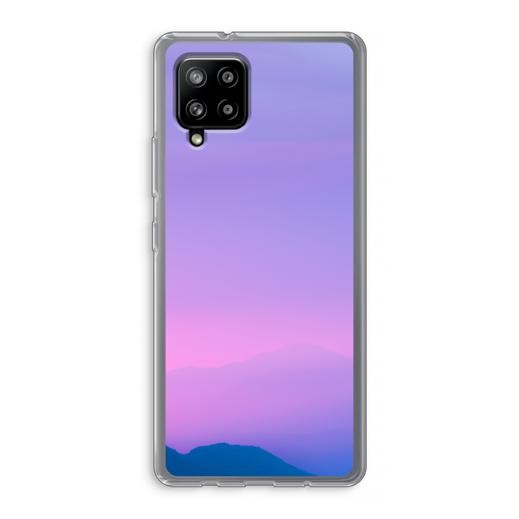 Sunset pastel: Samsung Galaxy A42 5G Transparant Hoesje