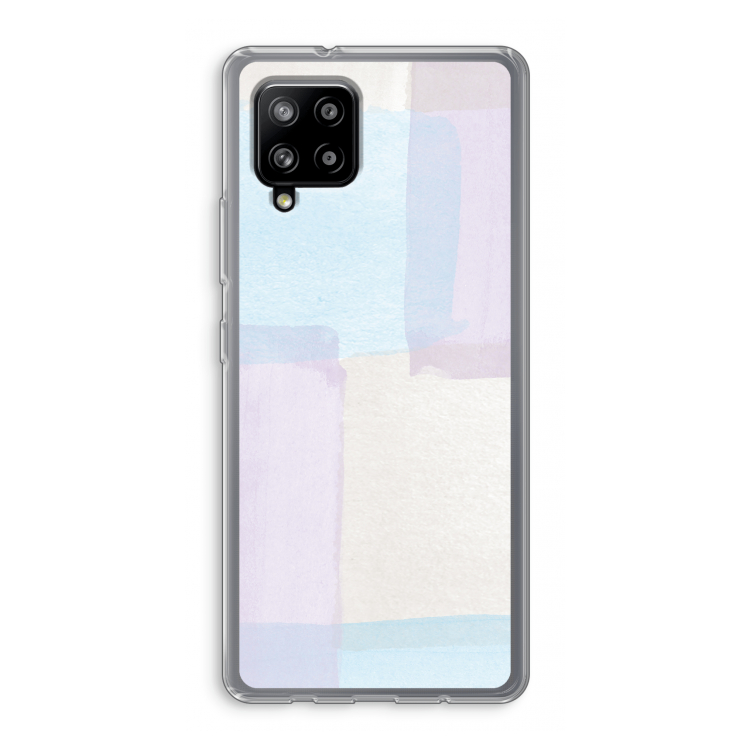Square pastel: Samsung Galaxy A42 5G Transparant Hoesje