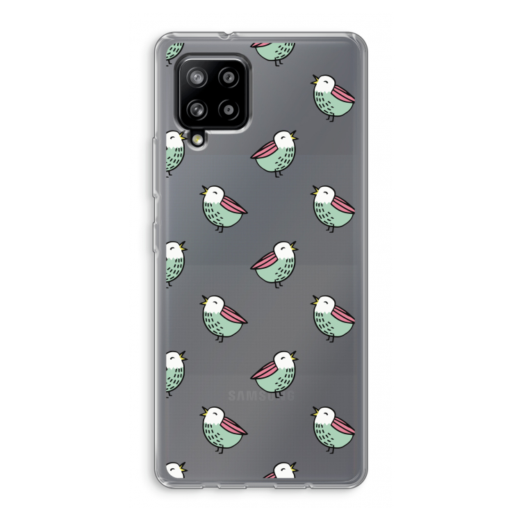 Vogeltjes: Samsung Galaxy A42 5G Transparant Hoesje