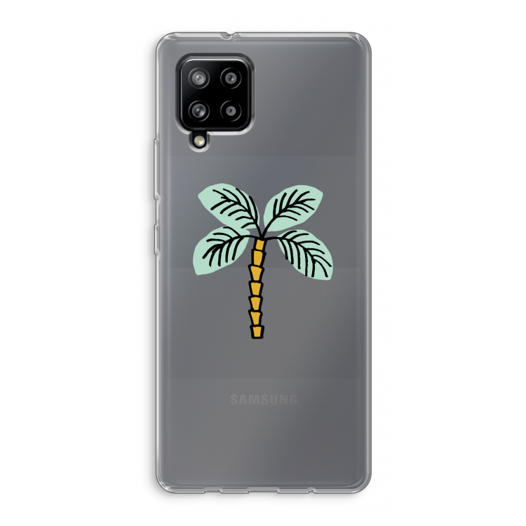 Palmboom: Samsung Galaxy A42 5G Transparant Hoesje