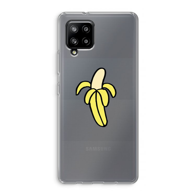 Banana: Samsung Galaxy A42 5G Transparant Hoesje