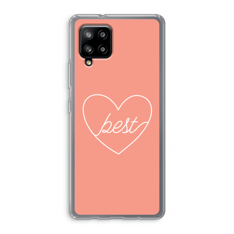 Best heart: Samsung Galaxy A42 5G Transparant Hoesje