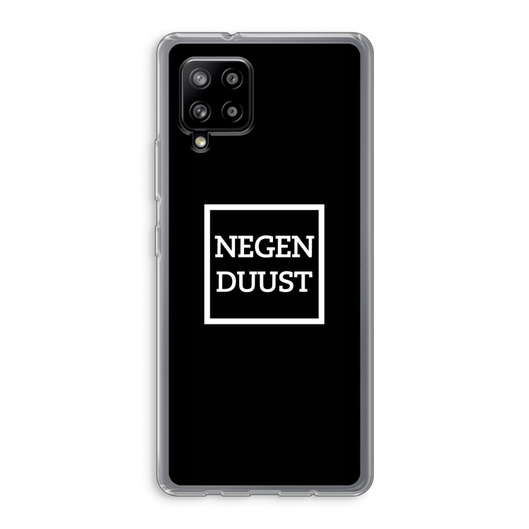 Negenduust black: Samsung Galaxy A42 5G Transparant Hoesje
