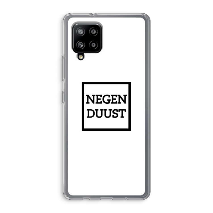Negenduust vierkant: Samsung Galaxy A42 5G Transparant Hoesje