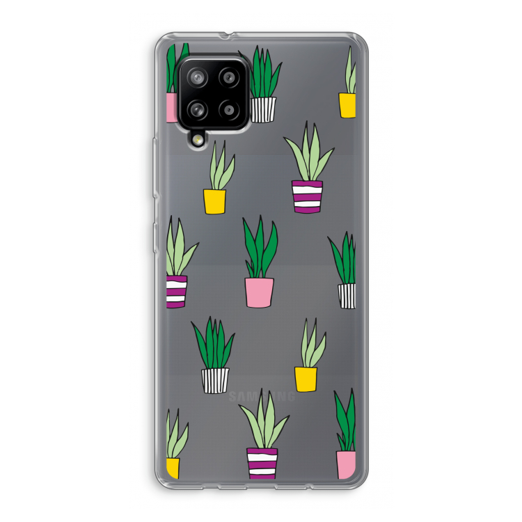 Sanseveria: Samsung Galaxy A42 5G Transparant Hoesje