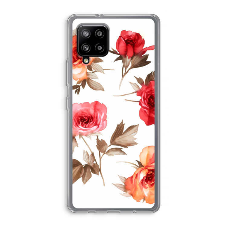 Roosjes: Samsung Galaxy A42 5G Transparant Hoesje
