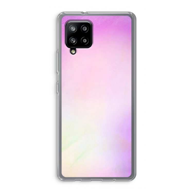 Flow mist pastel: Samsung Galaxy A42 5G Transparant Hoesje