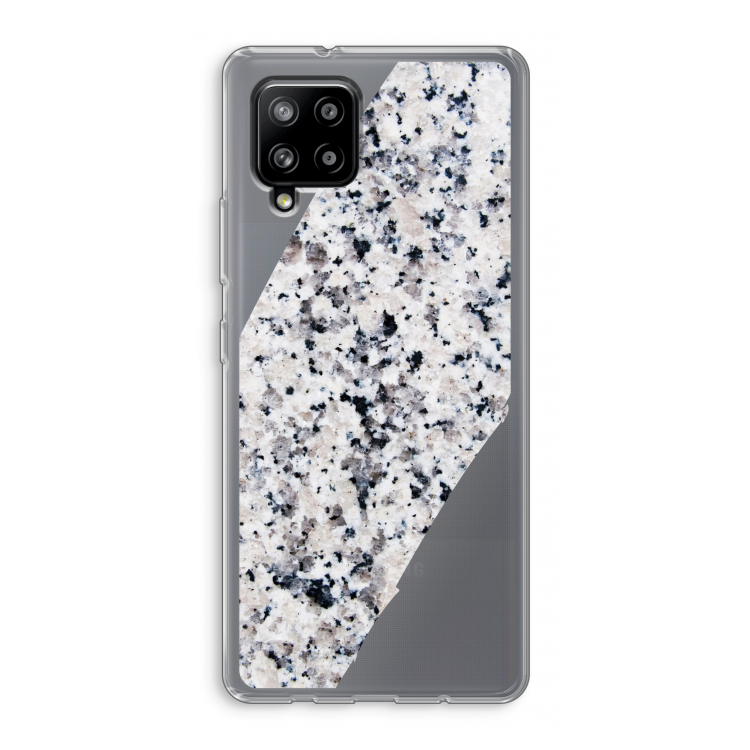Gespikkelde marmer: Samsung Galaxy A42 5G Transparant Hoesje