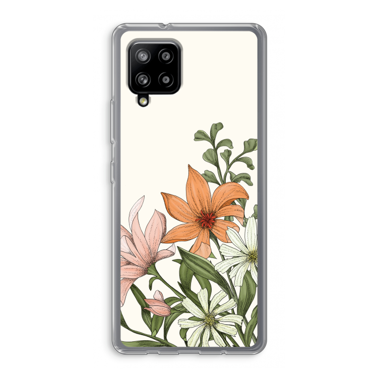 Floral bouquet: Samsung Galaxy A42 5G Transparant Hoesje