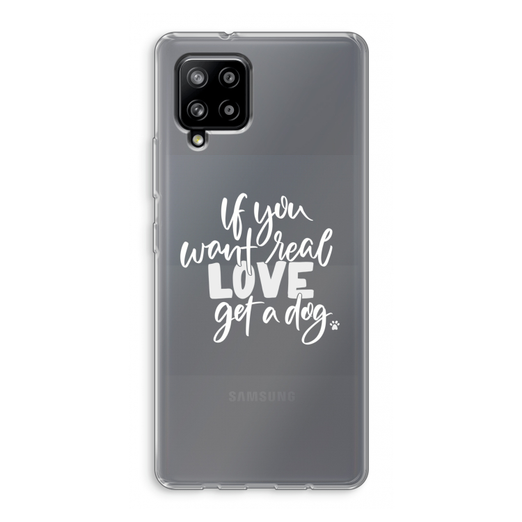 Partner in crime: Samsung Galaxy A42 5G Transparant Hoesje