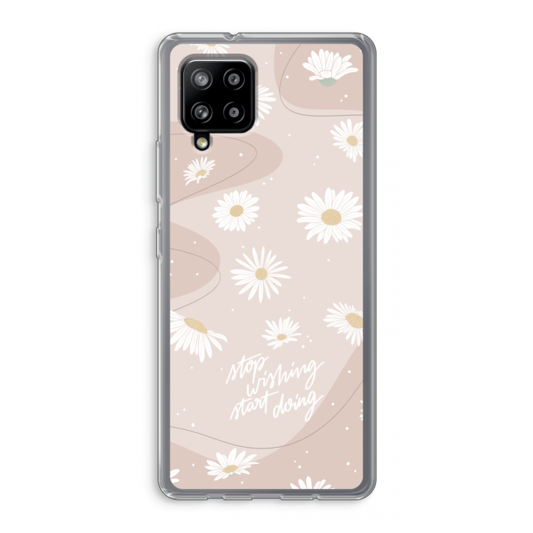 Daydreaming becomes reality: Samsung Galaxy A42 5G Transparant Hoesje