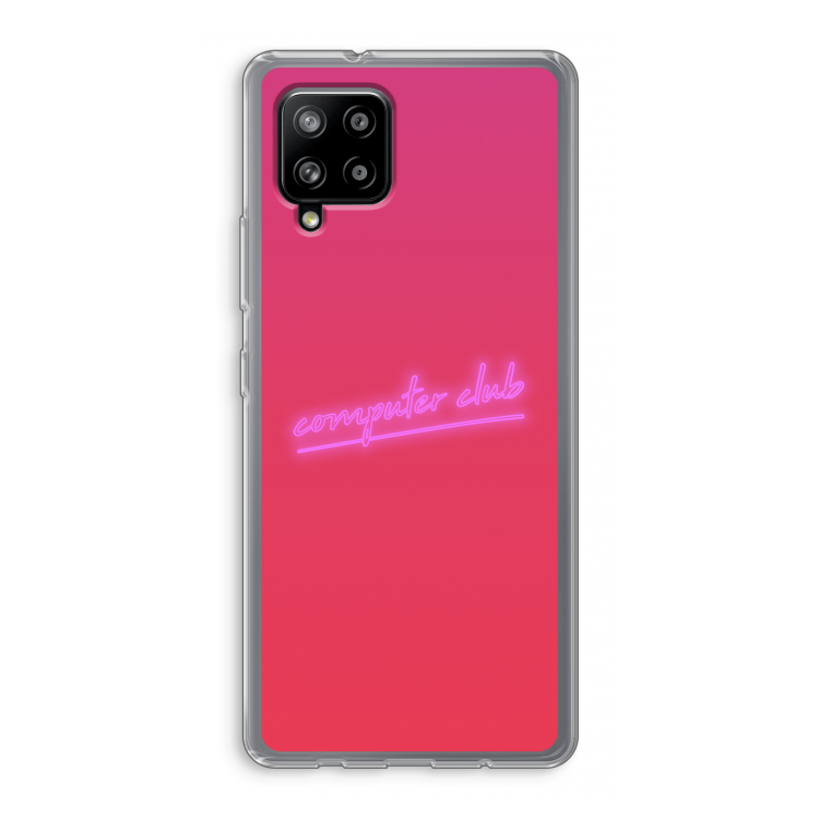 Vice Glow: Samsung Galaxy A42 5G Transparant Hoesje
