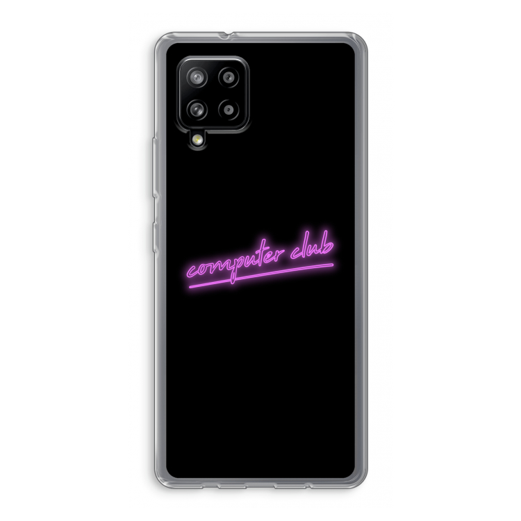 Vice Black: Samsung Galaxy A42 5G Transparant Hoesje