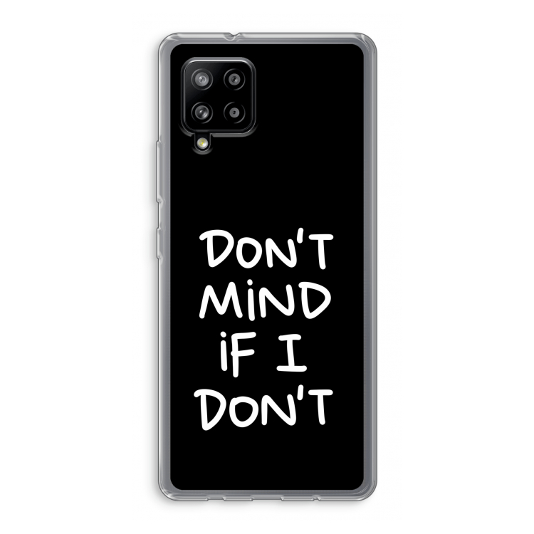 Don't Mind: Samsung Galaxy A42 5G Transparant Hoesje