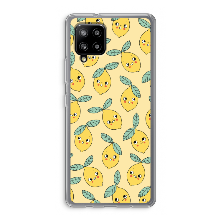 Citroenen: Samsung Galaxy A42 5G Transparant Hoesje