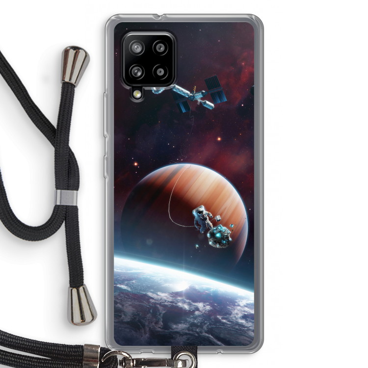 Examiner: Samsung Galaxy A42 5G Transparant Hoesje met koord