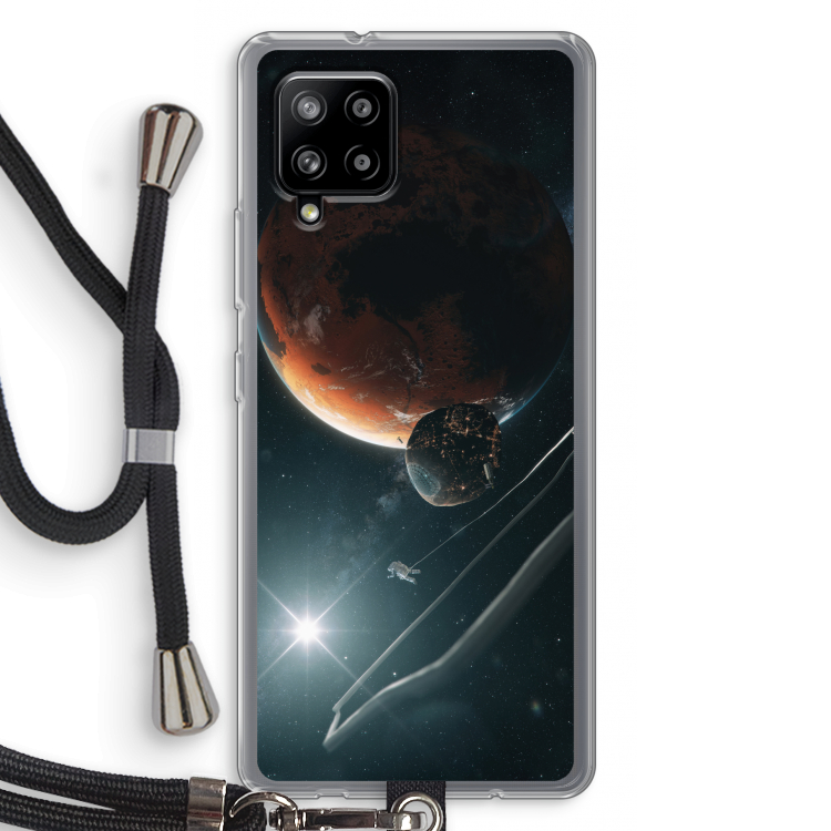 Mars Renaissance: Samsung Galaxy A42 5G Transparant Hoesje met koord
