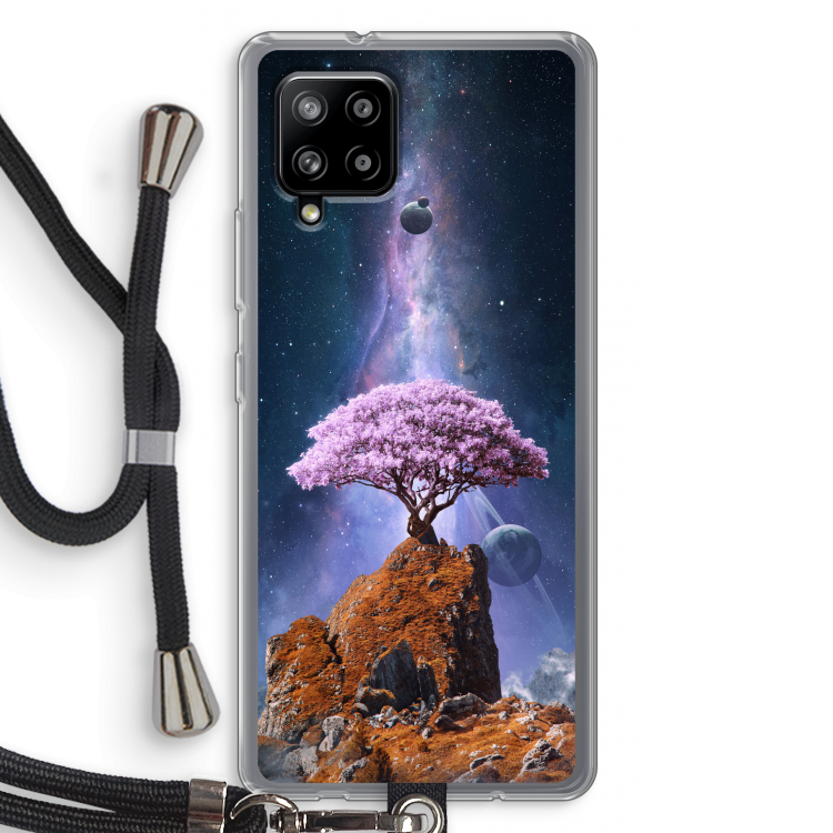 Ambition: Samsung Galaxy A42 5G Transparant Hoesje met koord