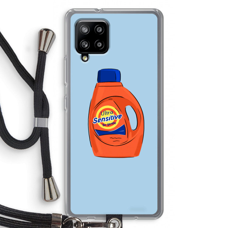 Ultra Sensitive: Samsung Galaxy A42 5G Transparant Hoesje met koord