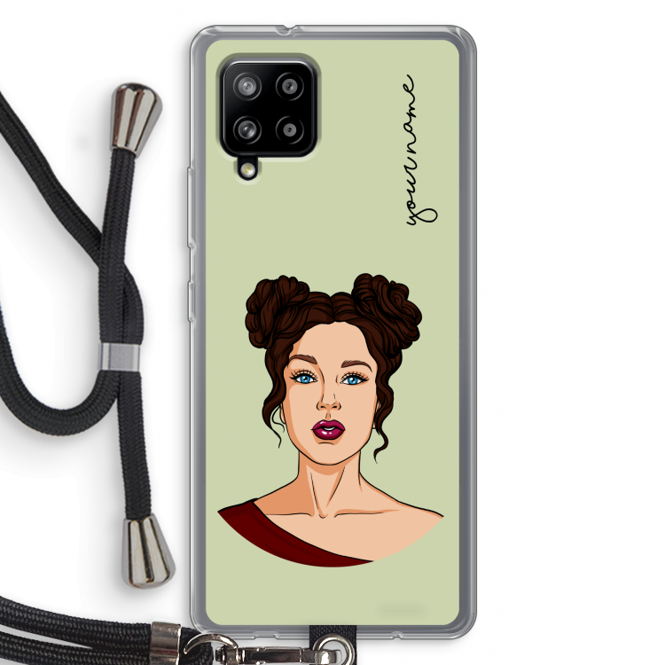 Pop-Art Creator: Samsung Galaxy A42 5G Transparant Hoesje met koord