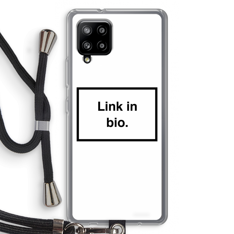 Link in bio: Samsung Galaxy A42 5G Transparant Hoesje met koord