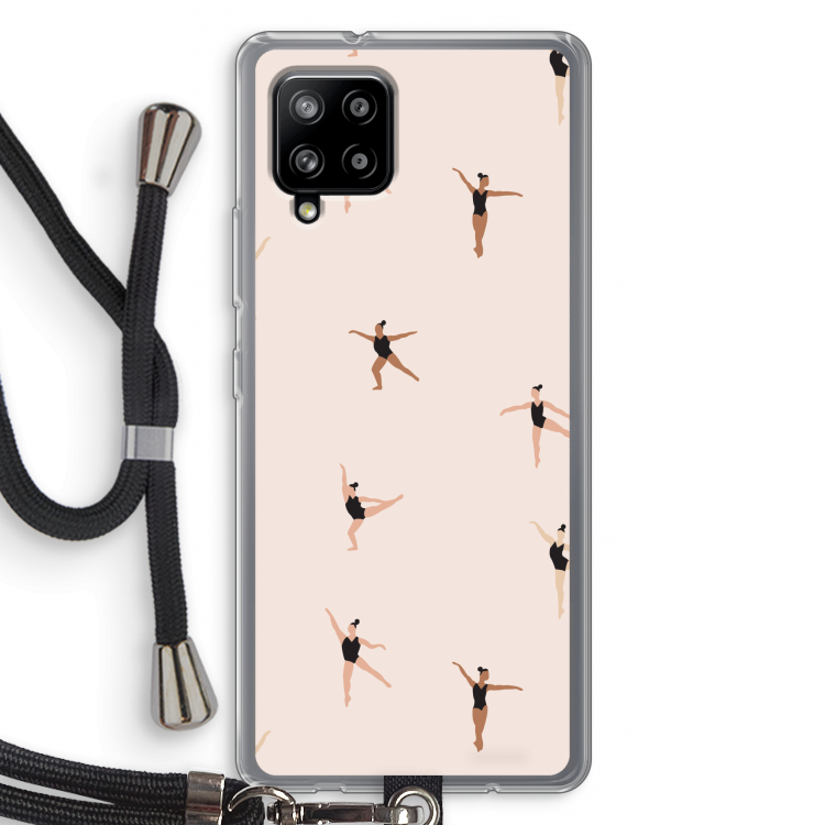 Dancing #1: Samsung Galaxy A42 5G Transparant Hoesje met koord