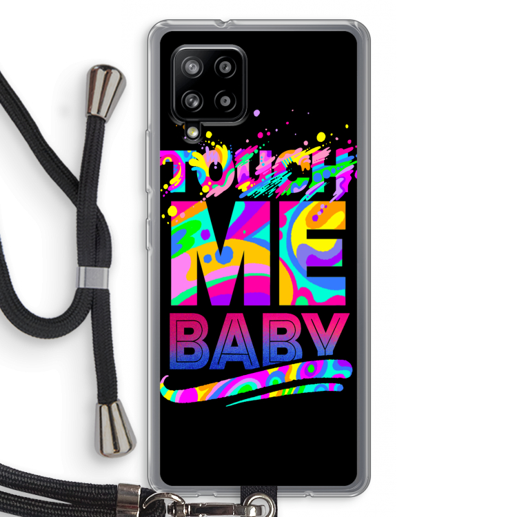 Touch Me: Samsung Galaxy A42 5G Transparant Hoesje met koord