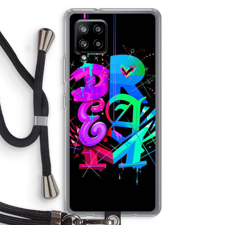 Dream: Samsung Galaxy A42 5G Transparant Hoesje met koord