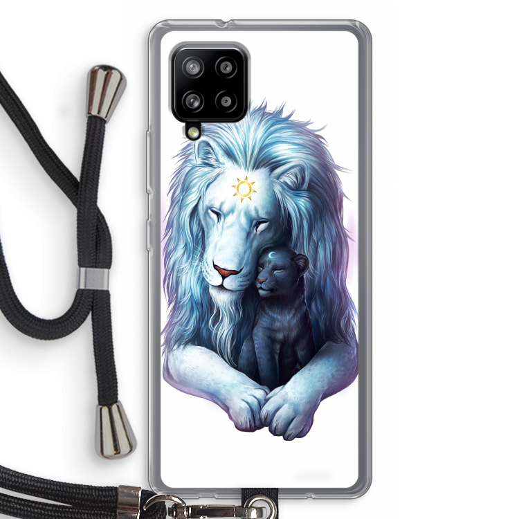 Child Of Light: Samsung Galaxy A42 5G Transparant Hoesje met koord