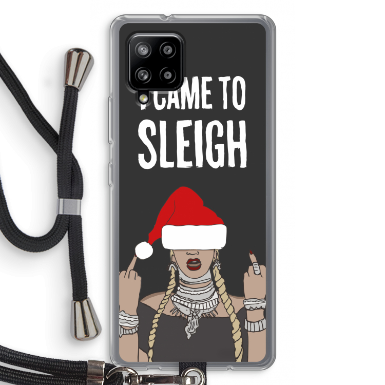 Came To Sleigh: Samsung Galaxy A42 5G Transparant Hoesje met koord
