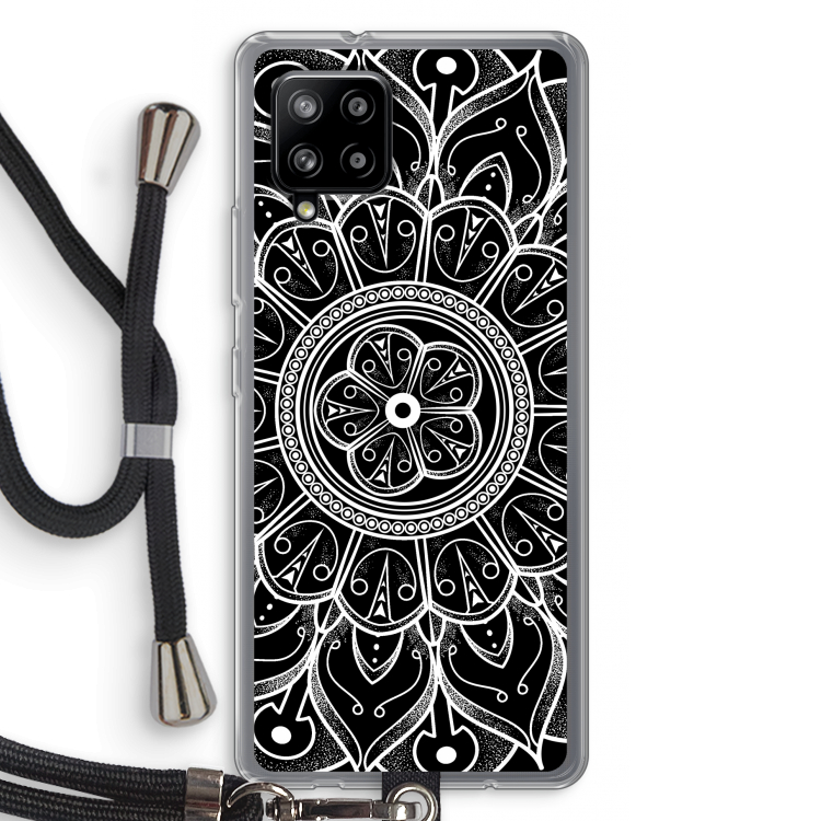 Roses Are Red: Samsung Galaxy A42 5G Transparant Hoesje met koord