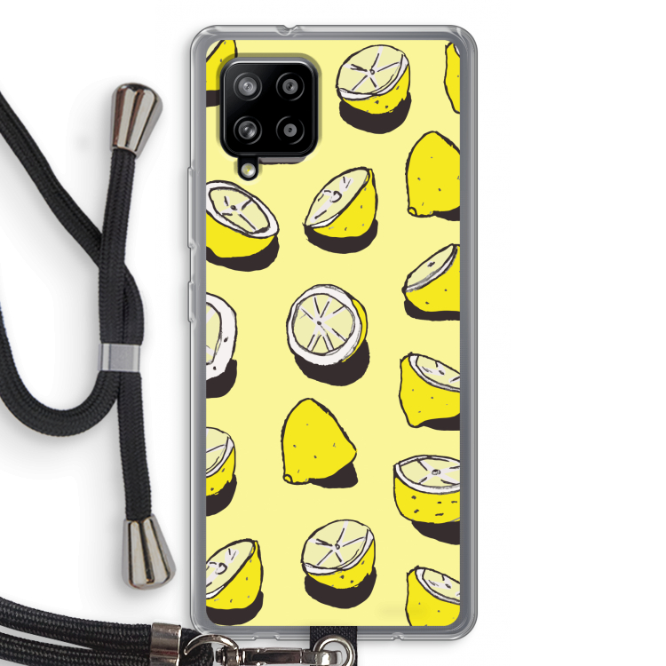 When Life Gives You Lemons...: Samsung Galaxy A42 5G Transparant Hoesje met koord