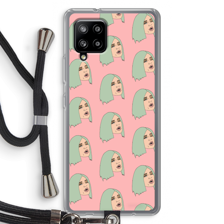 King Kylie: Samsung Galaxy A42 5G Transparant Hoesje met koord