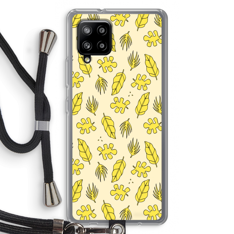 Herfst: Samsung Galaxy A42 5G Transparant Hoesje met koord