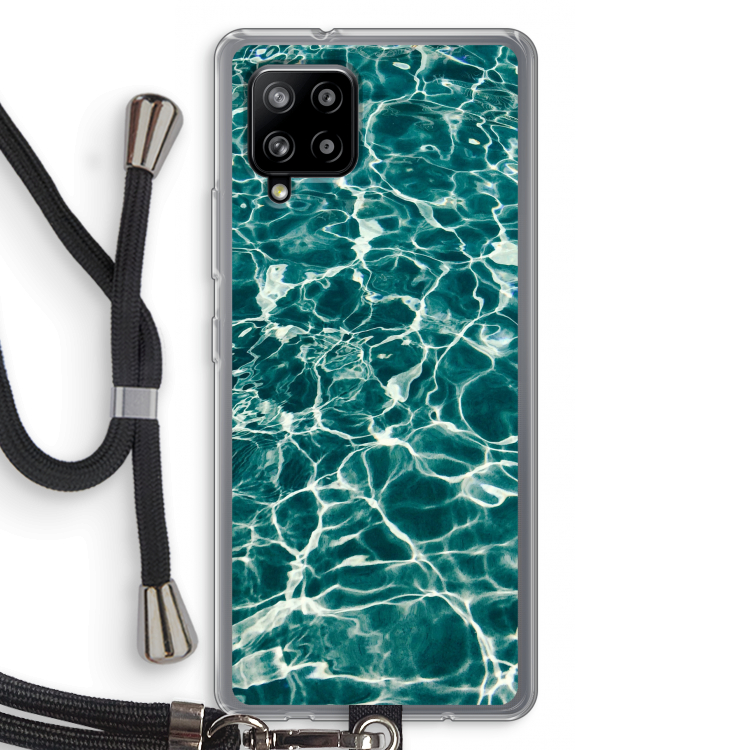 Weerkaatsing water: Samsung Galaxy A42 5G Transparant Hoesje met koord