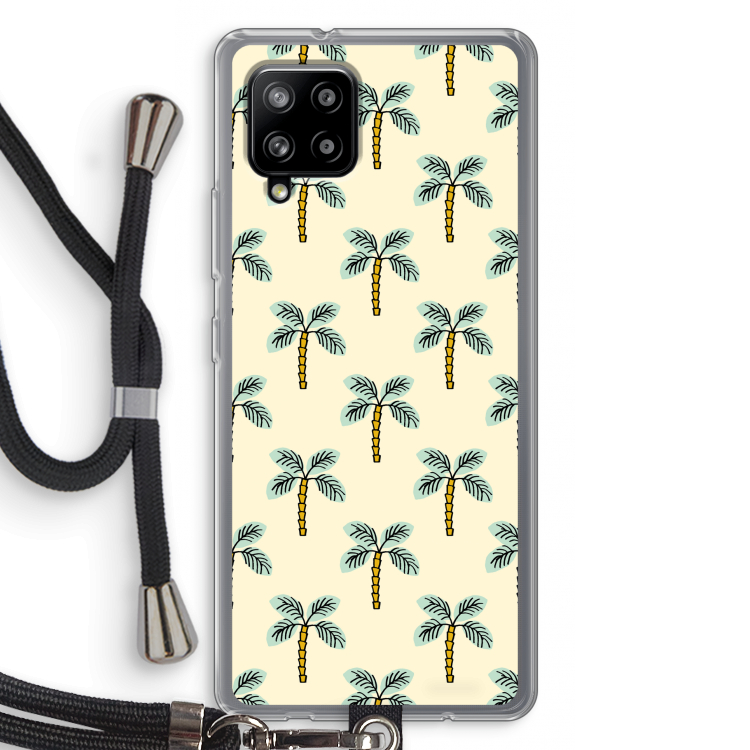 Paradise: Samsung Galaxy A42 5G Transparant Hoesje met koord