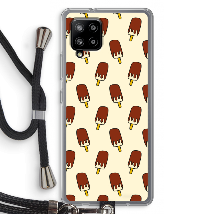 Yummy: Samsung Galaxy A42 5G Transparant Hoesje met koord