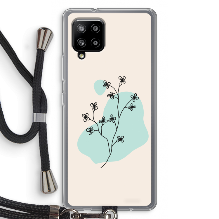 Love your petals: Samsung Galaxy A42 5G Transparant Hoesje met koord
