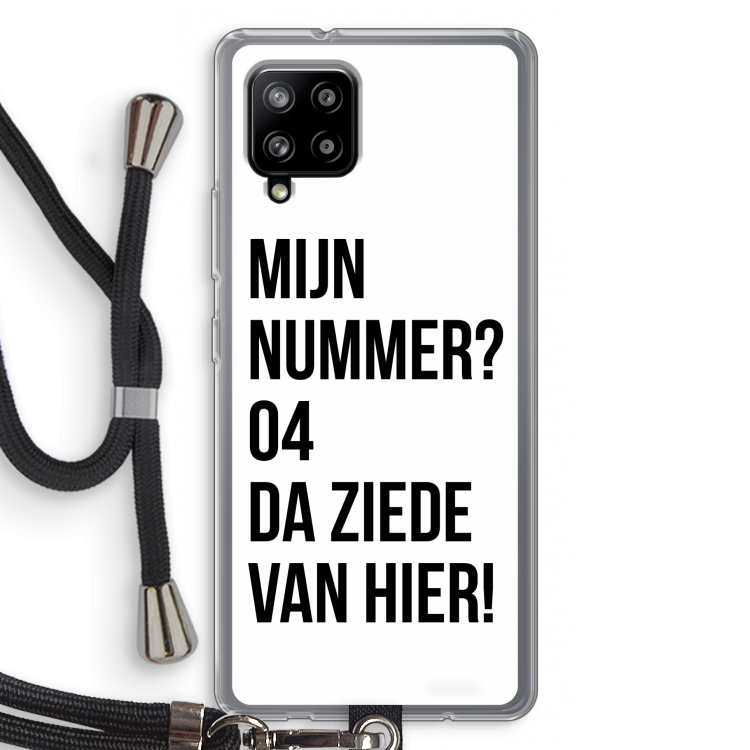 Da ziede van hier: Samsung Galaxy A42 5G Transparant Hoesje met koord