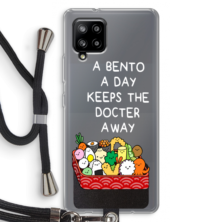 Bento a day: Samsung Galaxy A42 5G Transparant Hoesje met koord