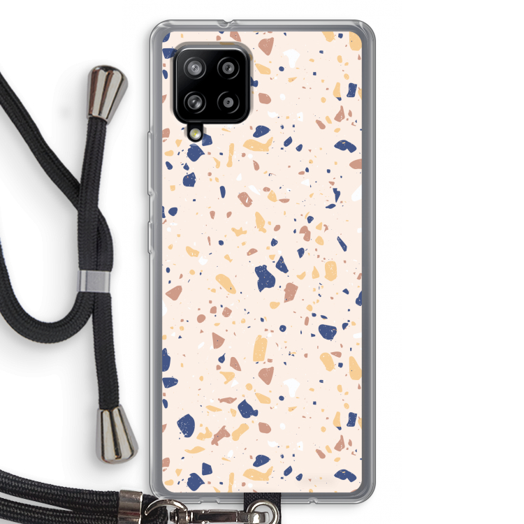 Terrazzo N°23: Samsung Galaxy A42 5G Transparant Hoesje met koord