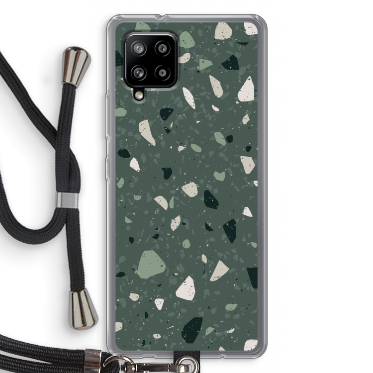 Terrazzo N°19: Samsung Galaxy A42 5G Transparant Hoesje met koord