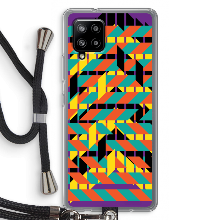 Skew Bee 2: Samsung Galaxy A42 5G Transparant Hoesje met koord