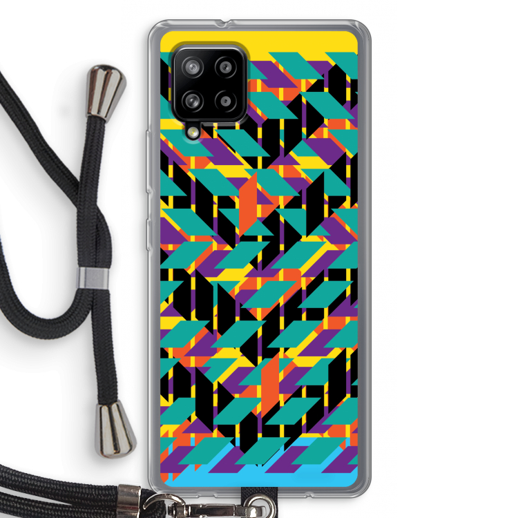 Skew Bee 1: Samsung Galaxy A42 5G Transparant Hoesje met koord